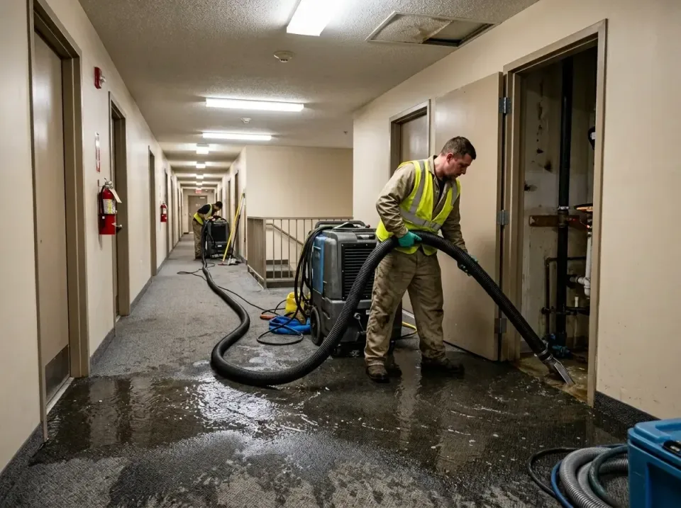 multi-unit-apartment-hallway-f-005 — frequently asked questions, Emergency Burst Pipe Water Extraction & Removal in Anchor P…